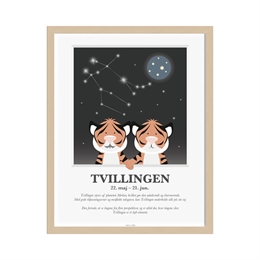 Stjernetegnsplakat, Tvillingen - KIDS by FRIIS